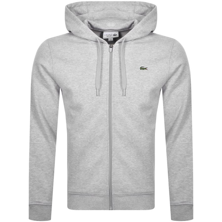 Alternative Image for ProductLacoste Sport Full Zip Hoodie Grey1